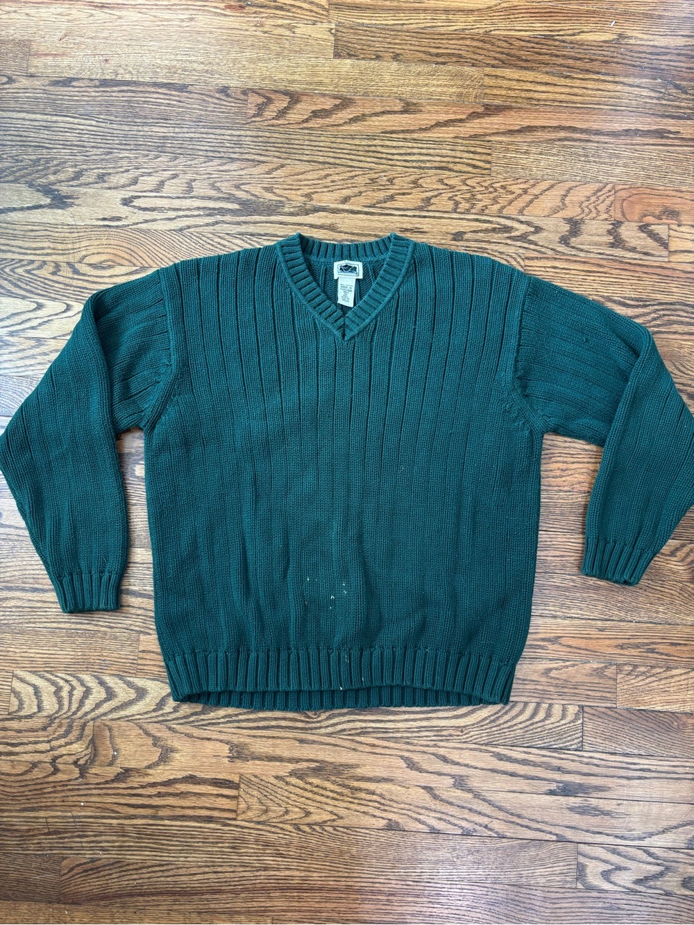 Vintage L.L.Bean Men's Cable Knot V-Neck Sweater (missing tag)